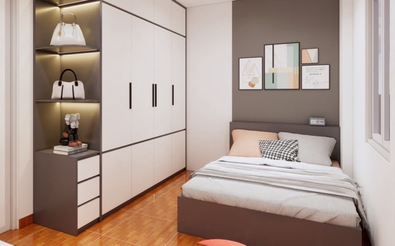 Thiết kế thi công nội thất trọn gói nhà ở: Giường